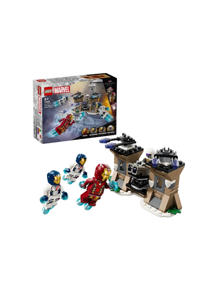 Конструктор LEGO Железный Человек и легион против солдат Гидры Marvel, деталей 135 шт