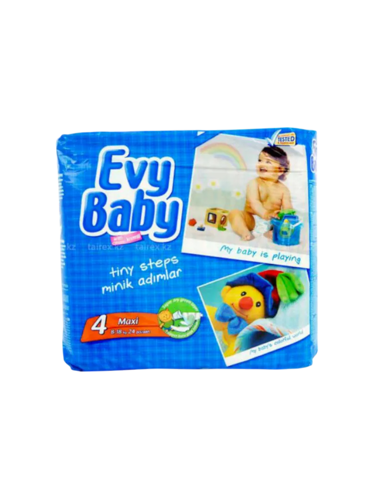 ПОДГУЗНИК EVY BABY MAXI 4 7-18КГ 24ШТ
