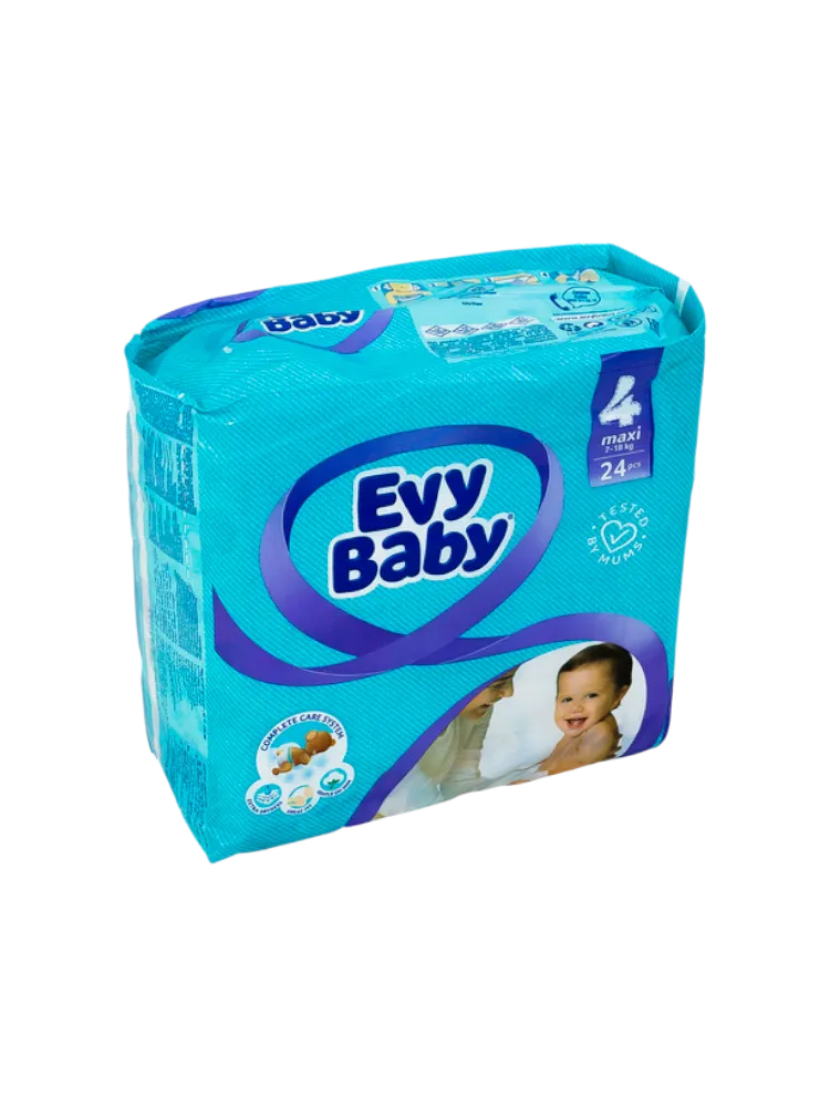 ПОДГУЗНИК EVY BABY MAXI 4 7-18КГ 64/58ШТ