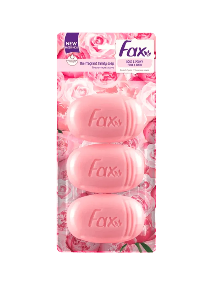 МЫЛО FAX ROSE 3*100Г ПЛАНШЕТ