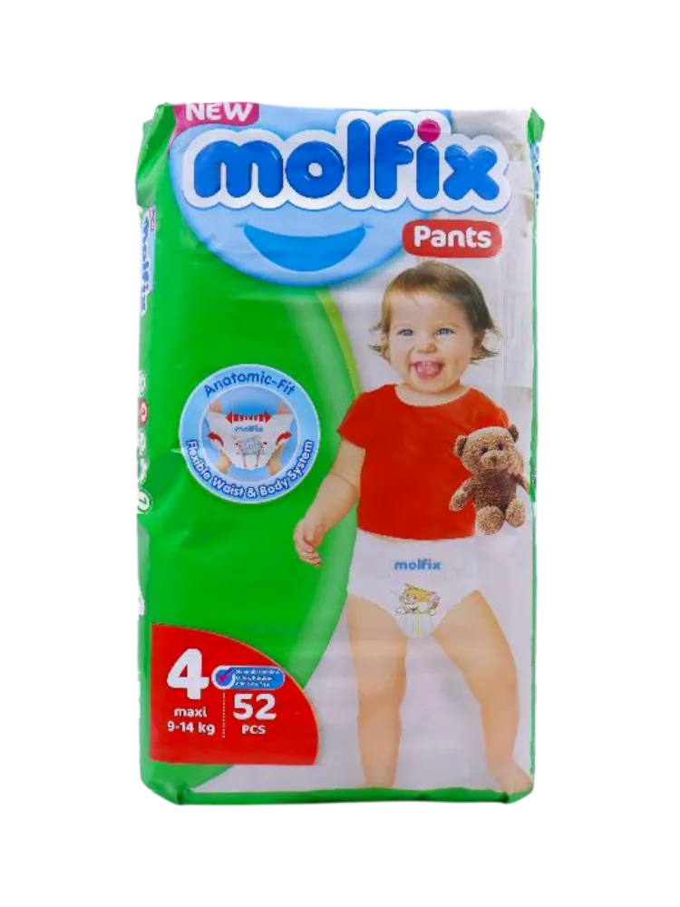 ПОДГУЗНИК MOLFIX ТРУСИКИ 4 9-14КГ 52ШТ