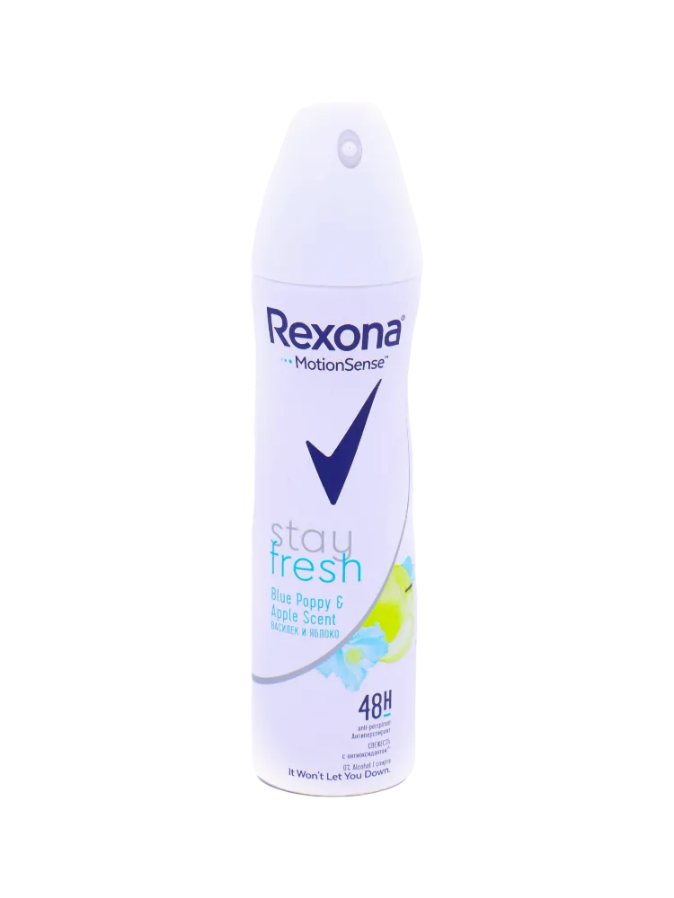 ДЕЗОДОРАНТ REXONA 150МЛ ВАСИЛЕК/ЯБЛОКО ЖЕН СПРЕЙ