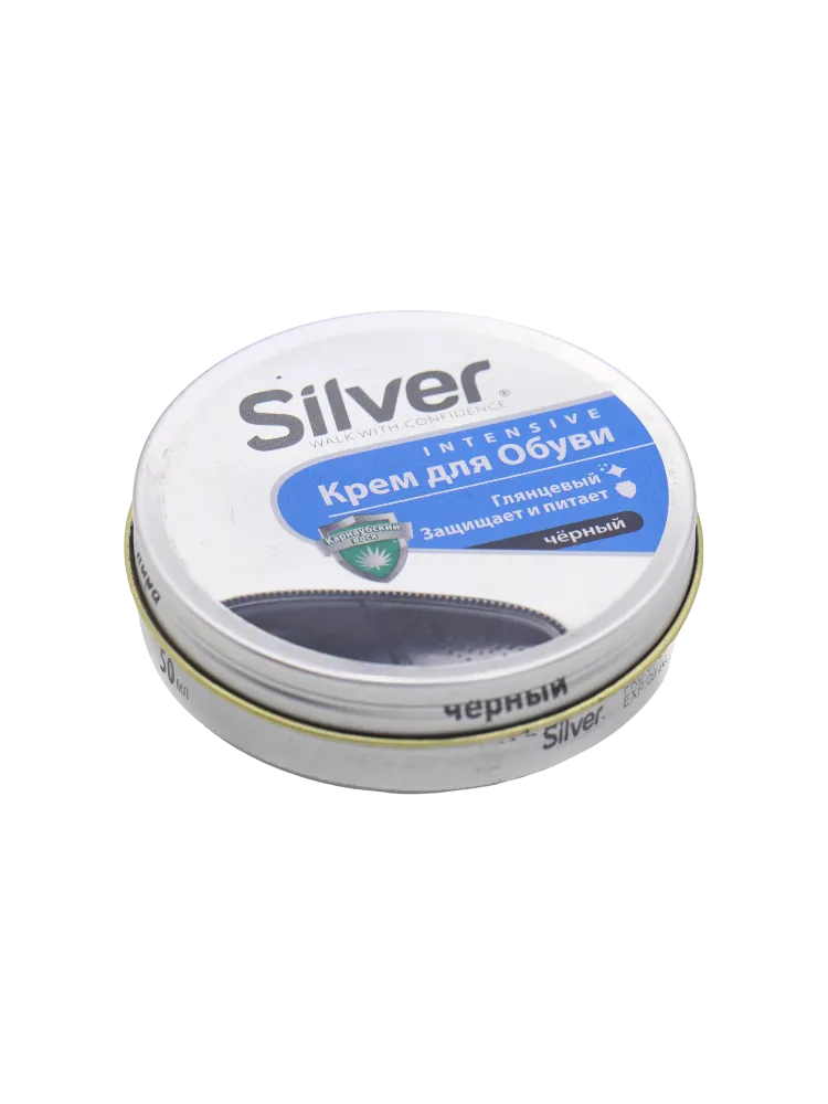 КРЕМ SILVER Д/ОБУВИ 50МЛ ЧЕРНЫЙ CL-1002-1