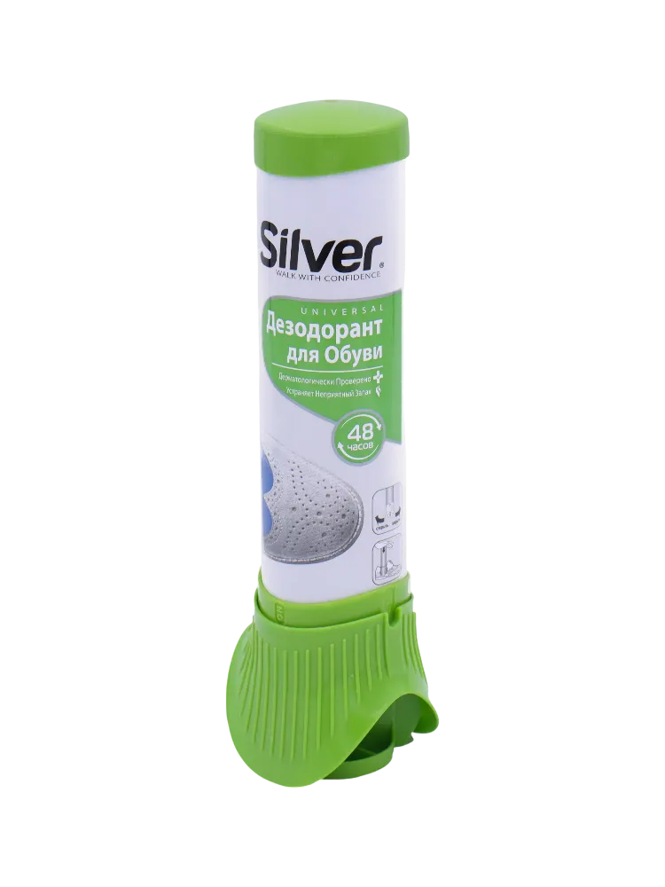 ДЕЗОДОРАНТ SILVER 100МЛ Д/ОБУВИ - фото 1