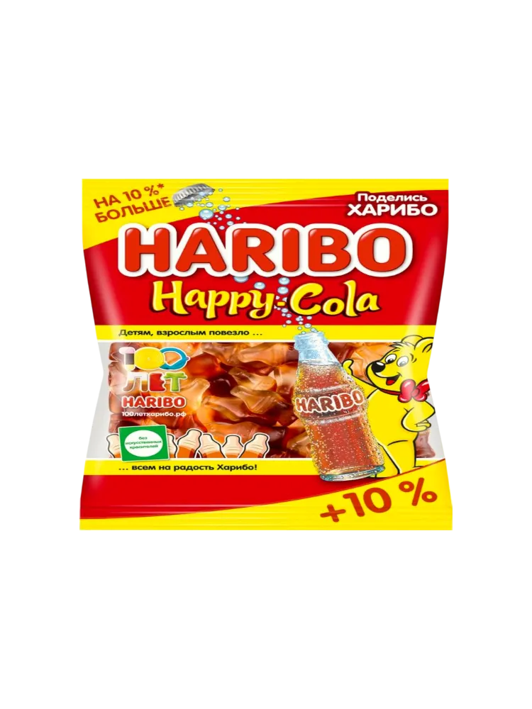 МАРМЕЛАД ЖЕВ HAPPY COLA 80Г ВЕСЕЛАЯ КОЛА