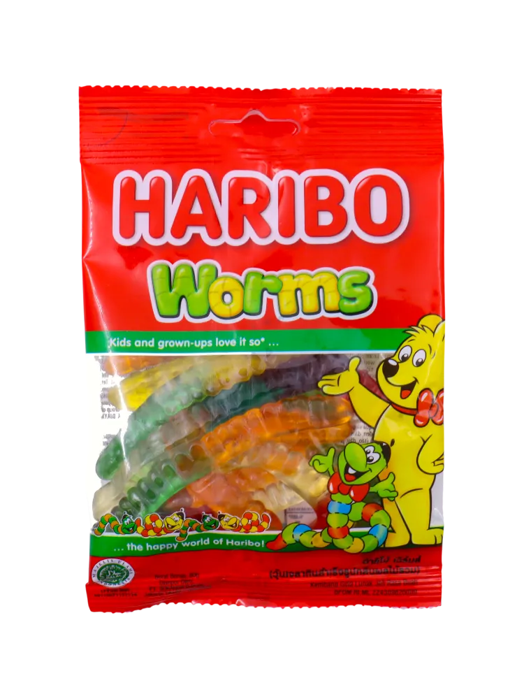 МАРМЕЛАД ЖЕВ WORMS 80Г ЧЕРВЯЧКИ - фото 1
