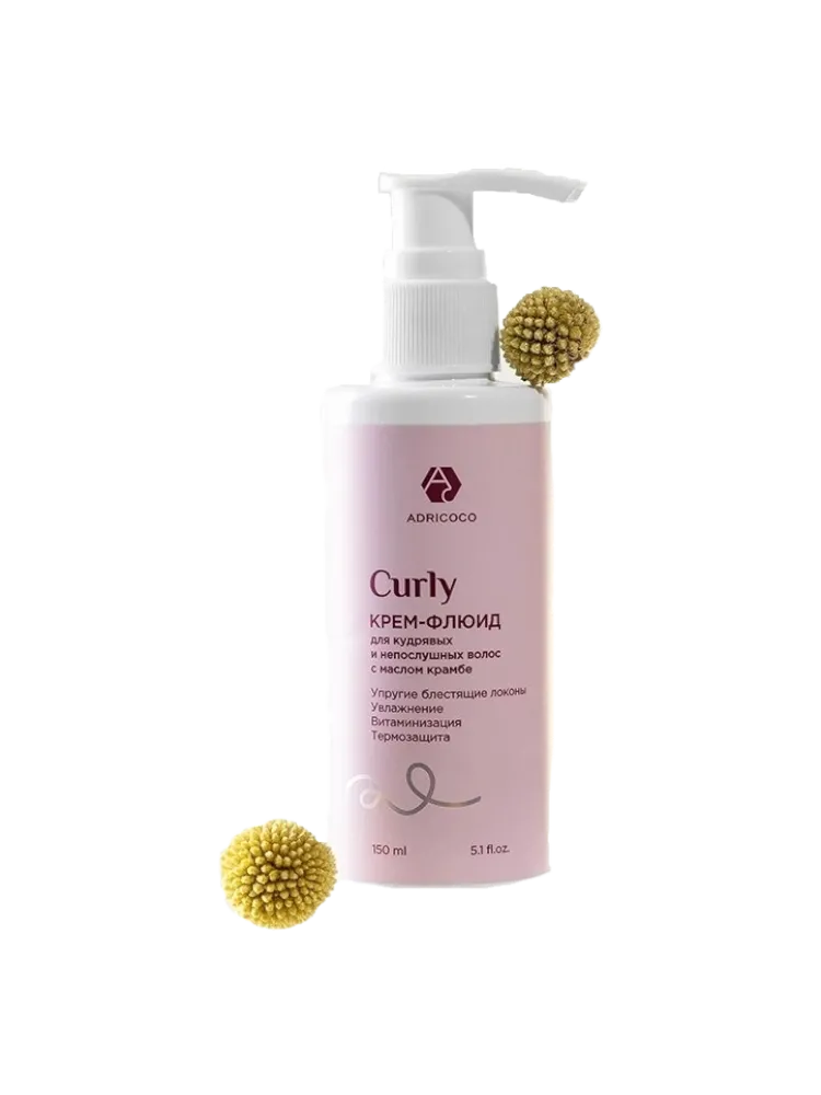 ADRICOCO Curly для кудрявых волос крем-флюид 150 мл 122859560