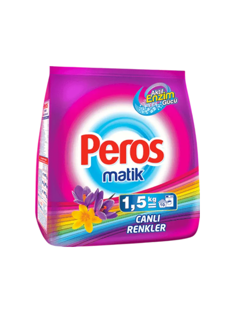 СТИР ПОРОШОК PEROS ДЛЯ СТИРКИ ЦВЕТНОГО БЕЛЬЯ 1,5КГ