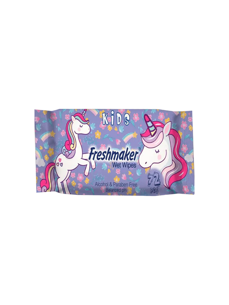 САЛФЕТКИ FRESHMAKER 72ШТ KIDS ВЛАЖ