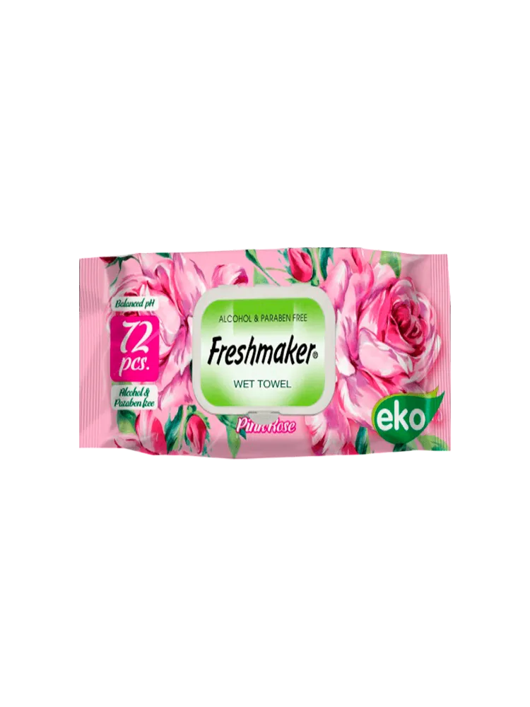 САЛФЕТКИ ВЛАЖ FRESHMAKER BABY EKO 72ШТ С КРЫШКОЙ