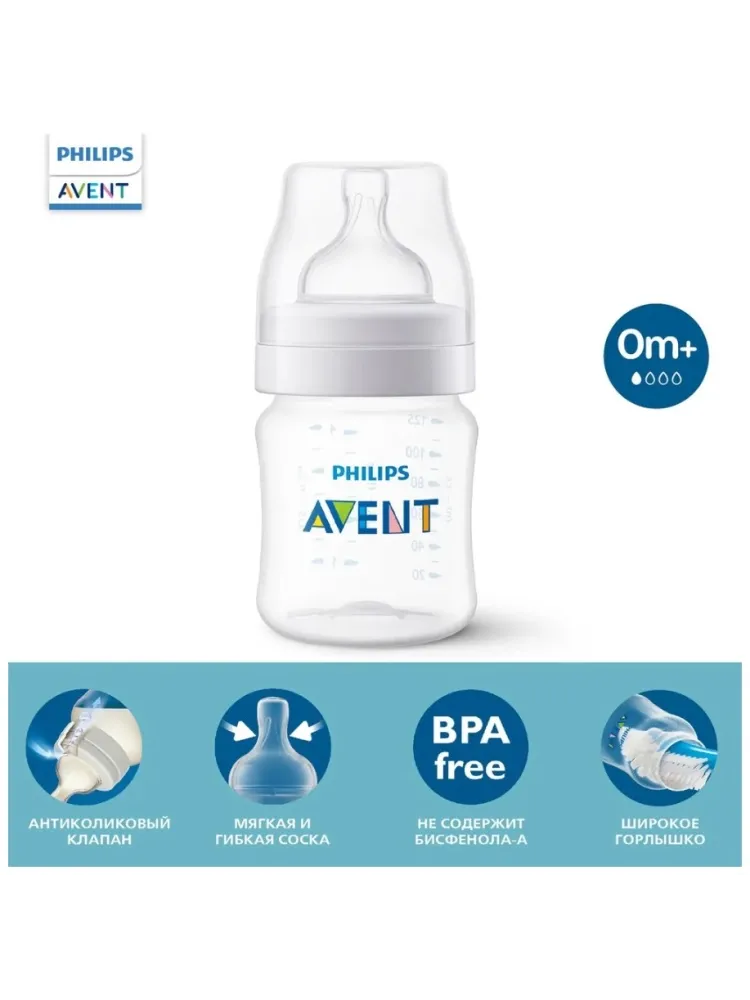 Бутылочка Philips Avent SCY100/01 125