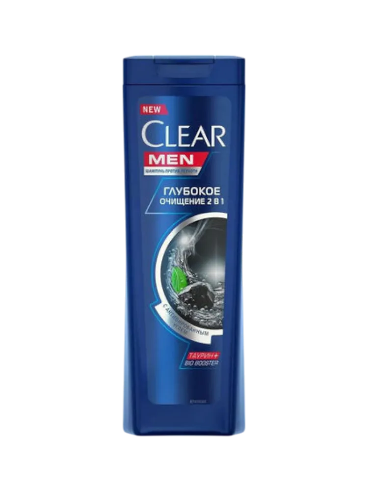 ШАМПУНЬ CLEAR 180/200МЛ 2В1 ГЛУБОКОЕ ОЧИЩЕНИЕ МУЖ 