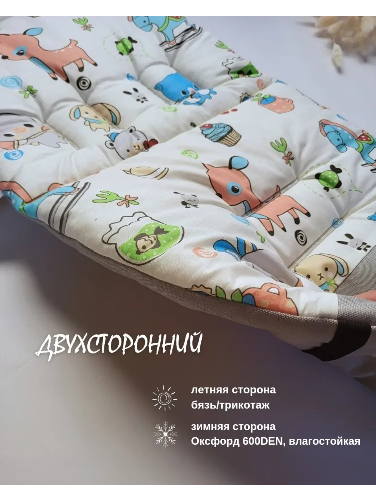 Матрас для коляски мультиколор - фото 2