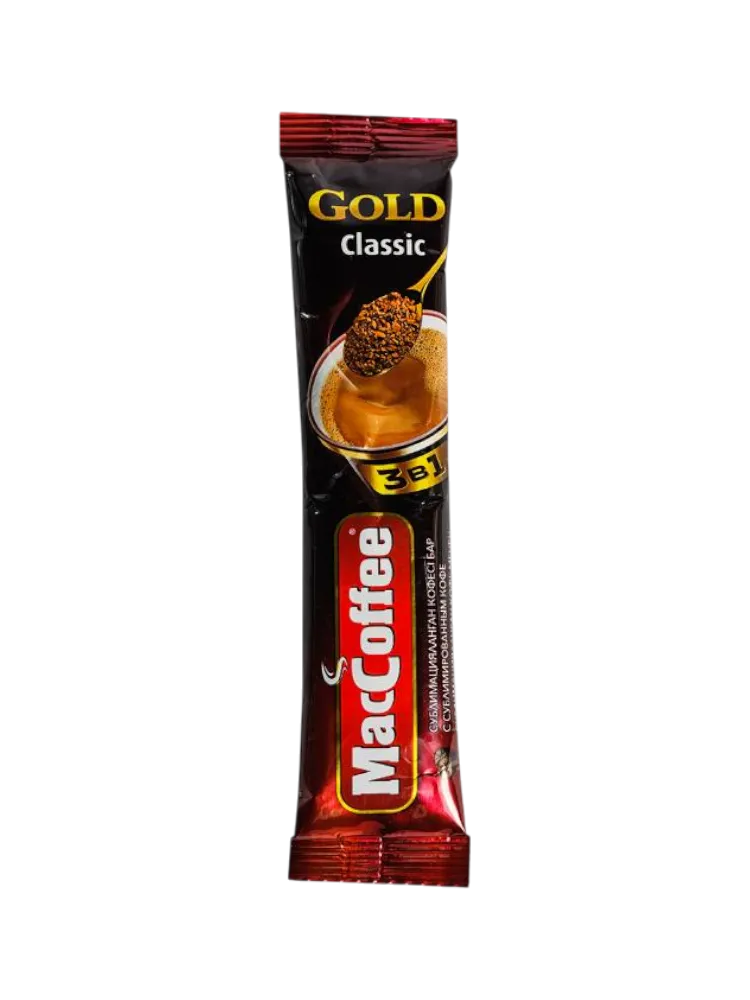 КОФЕ MACCOFFEE GOLD 16Г 