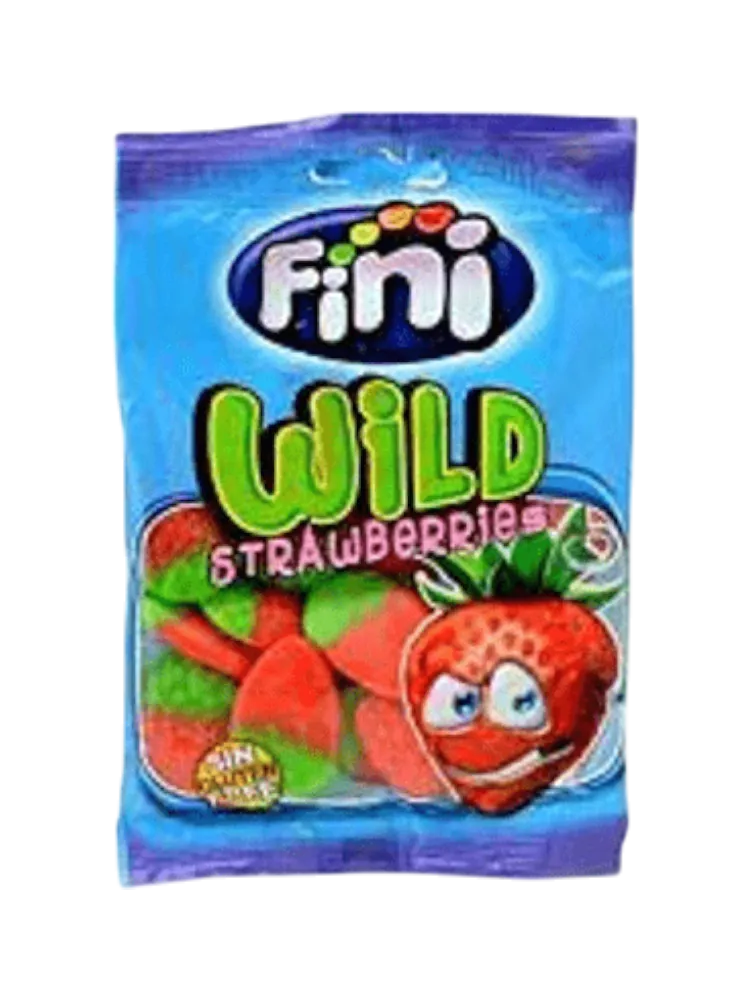 Жевательный мармелад Дикая спелая клубничка Wild Strawberry 90г. FINI 
