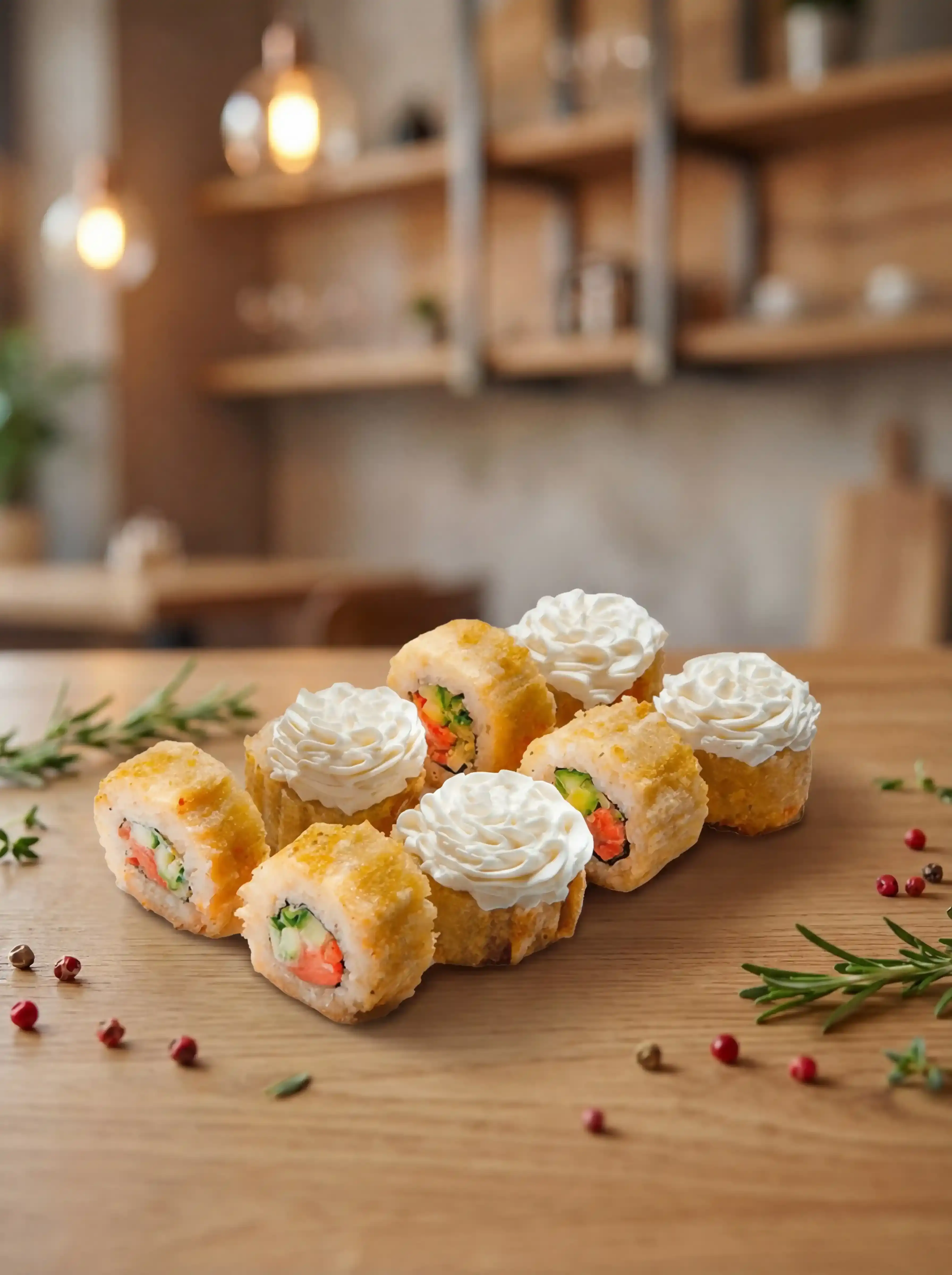 Fried Roll Лосось от Brofood