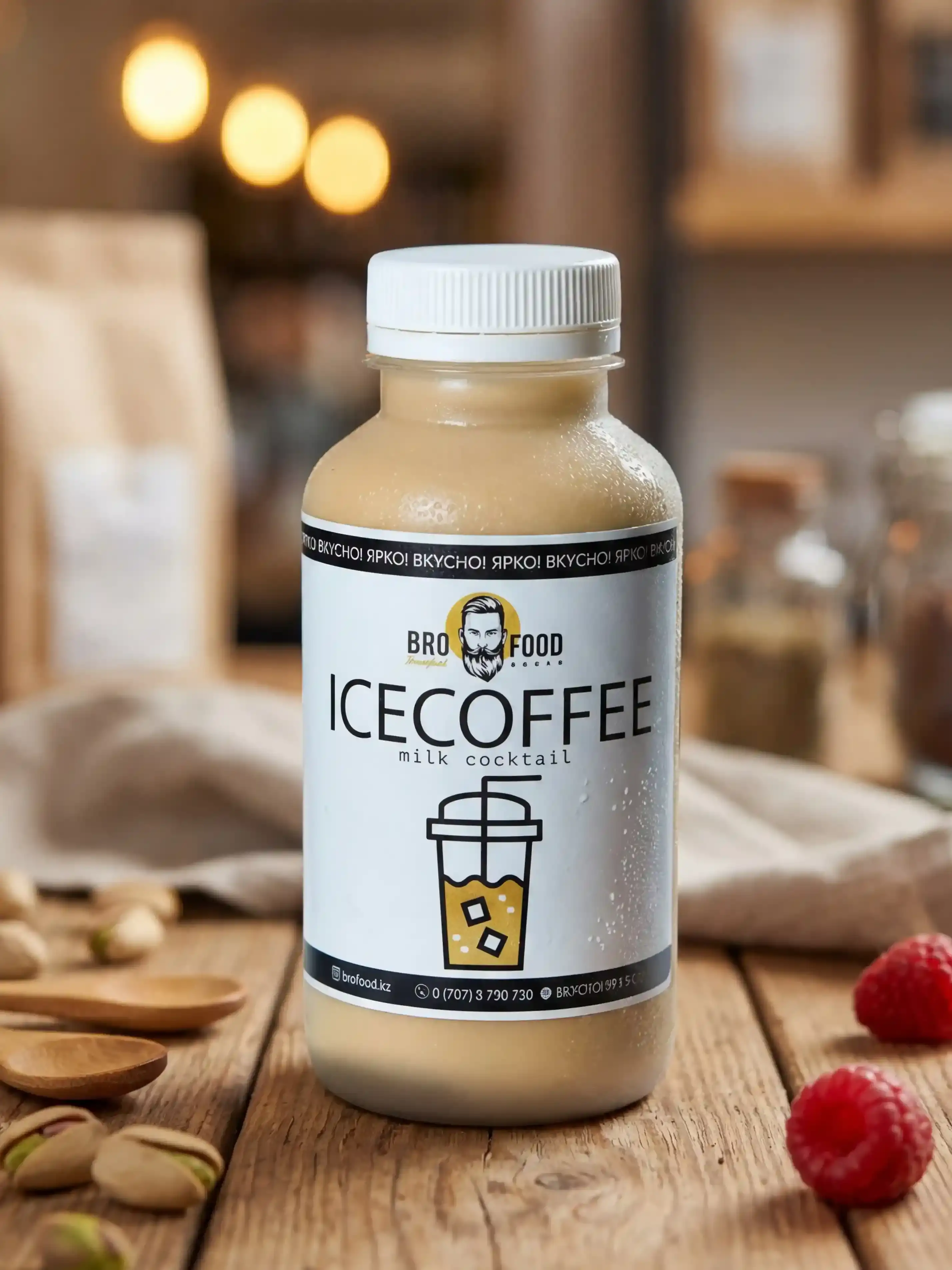 Ice Coffee Малина & Фисташка от Brofood