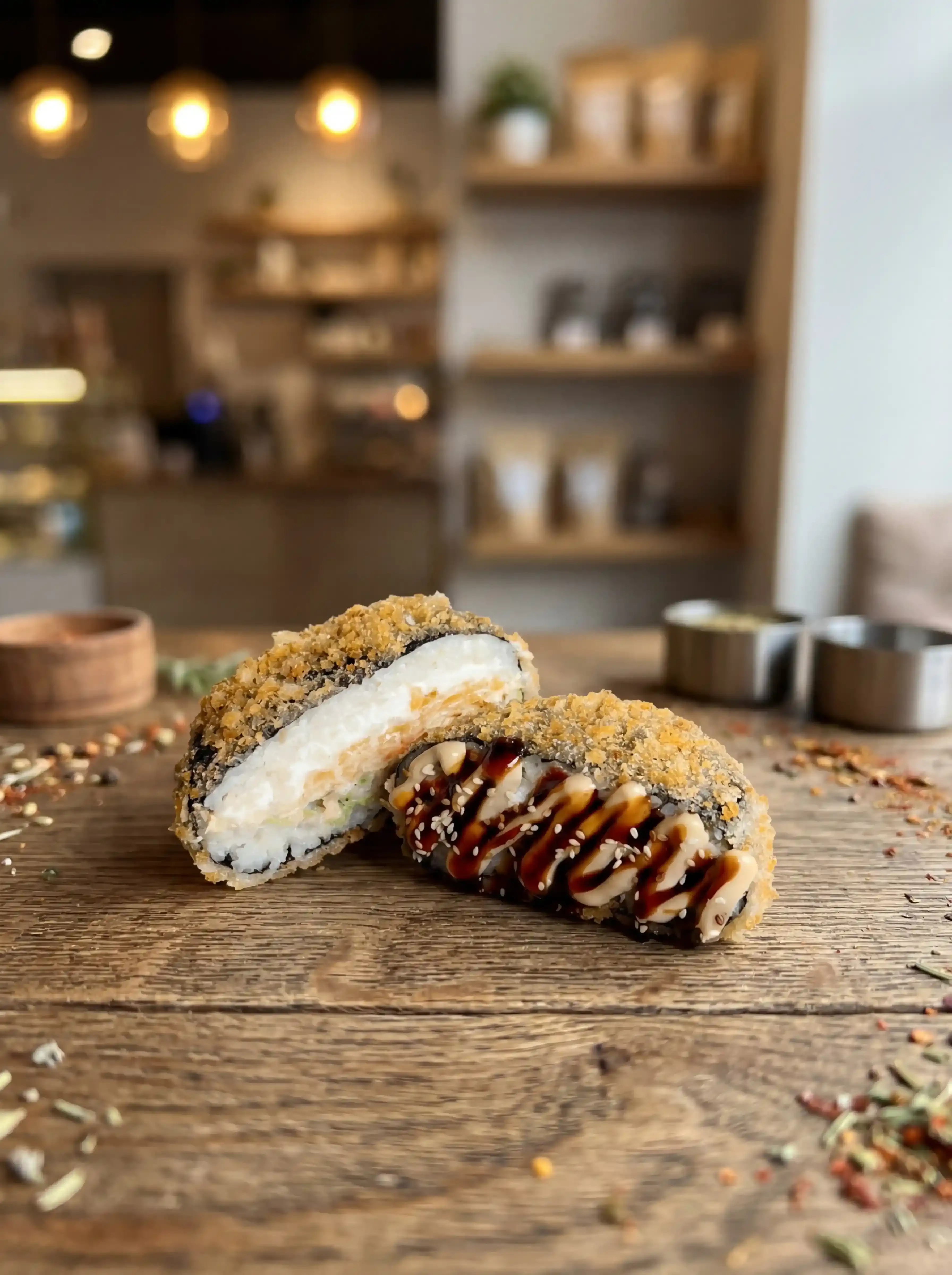 SUSHI Бургер с лососем от Brofood