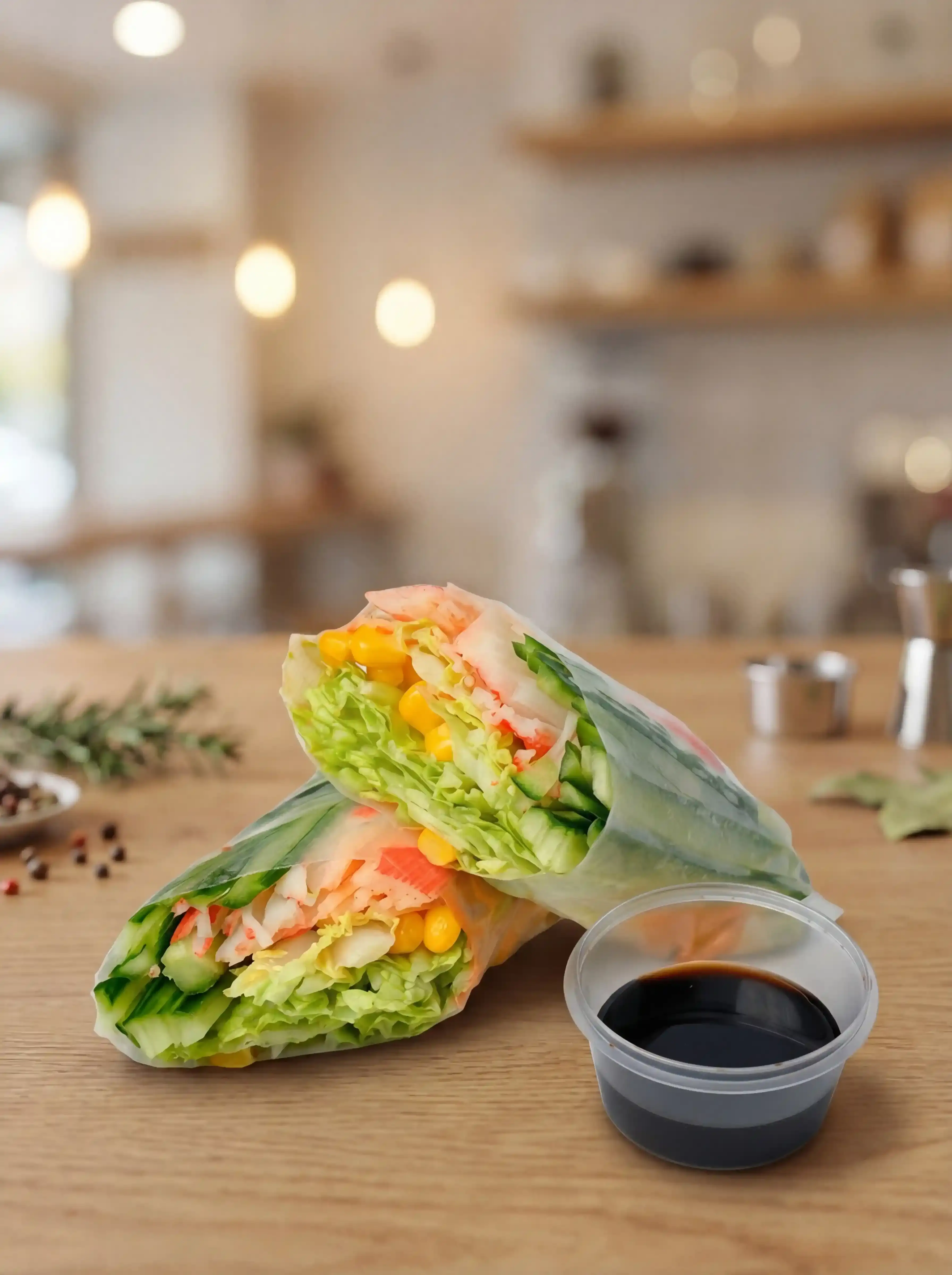 Spring roll с крабом  от Brofood