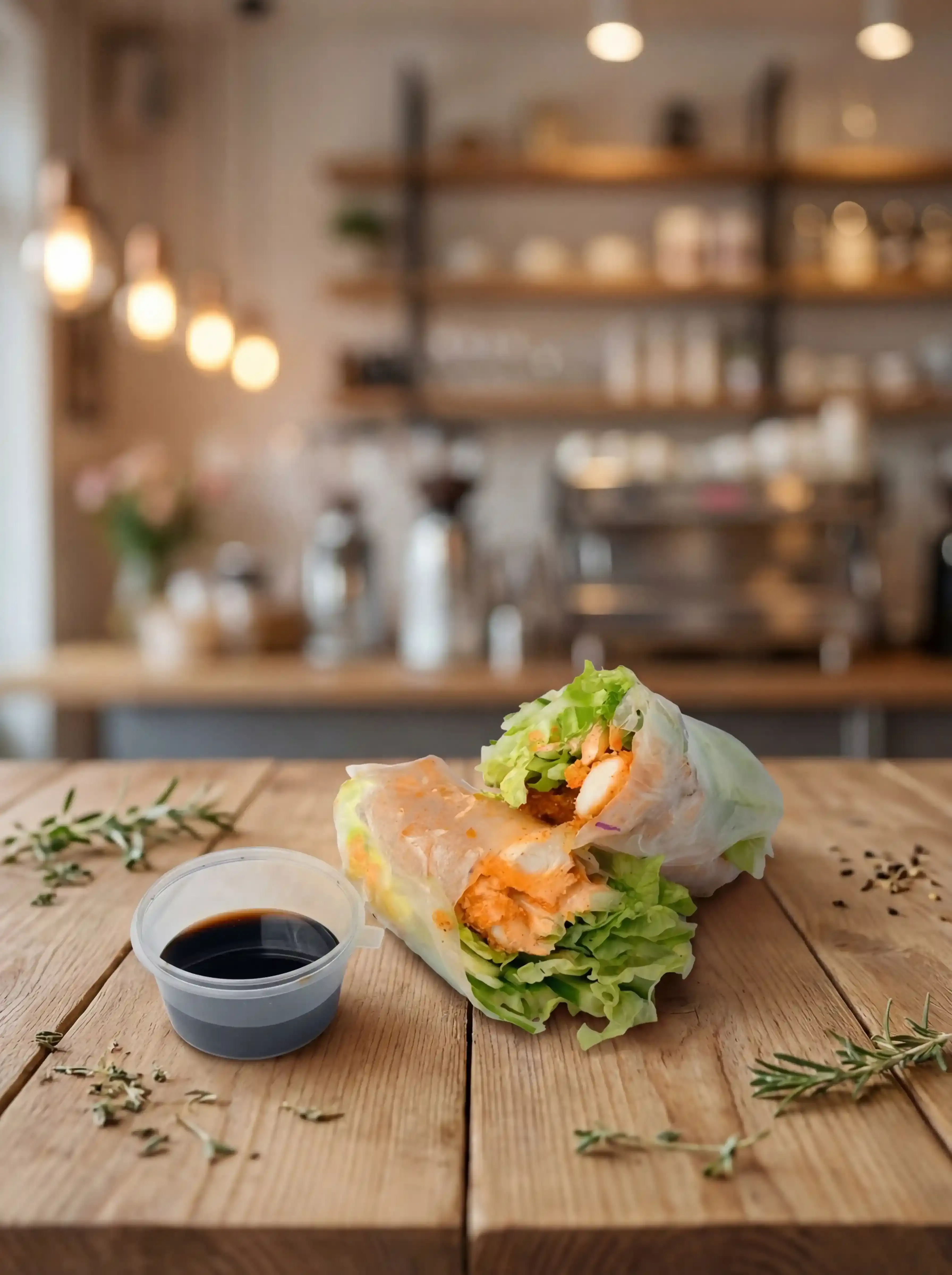 Spring roll с куриными стрипсами от Brofood