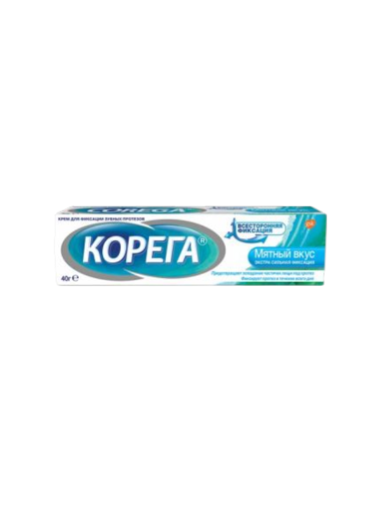 Корега крем д/фиксации зубных протезов Экстра Сильный Мятный 40 мл