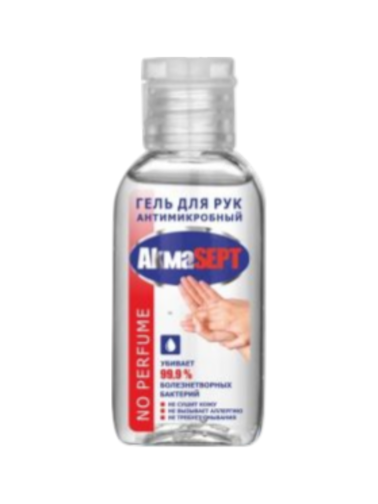 Гель д/рук антимикробный Akmasept "No Perfume" 50 мл