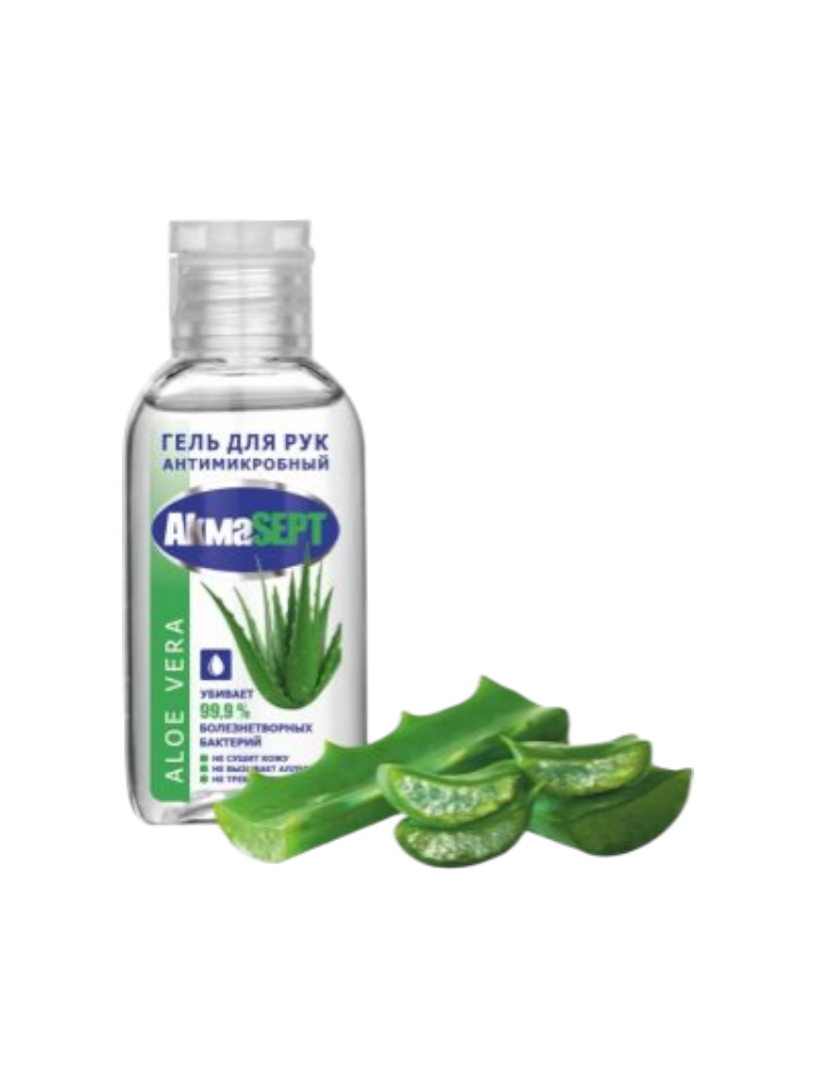 Гель д/рук антимикробный Akmasept "Aloe Vera" 50 мл