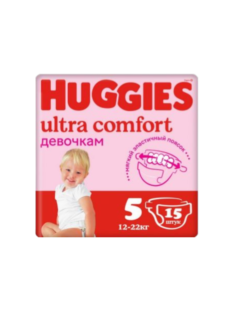 Подгузники Huggies UC Conv Girl 12-22 кг  №15