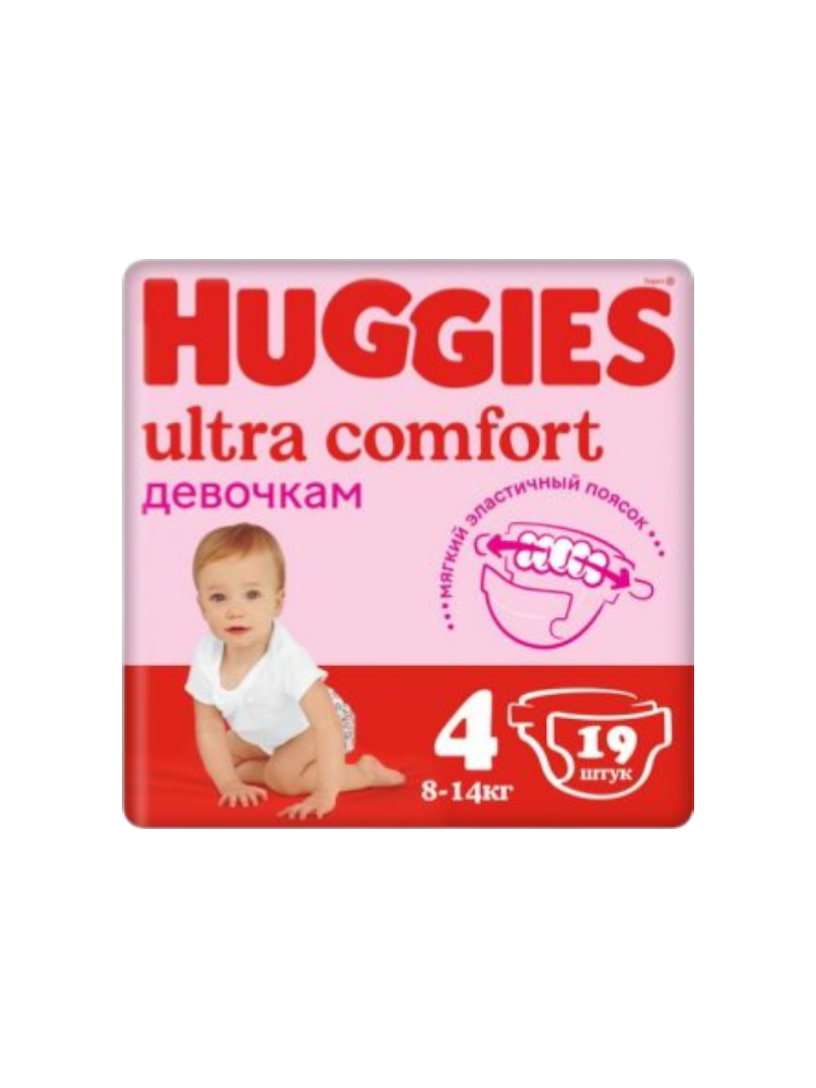 Подгузники Huggies UC Conv Girl 8-14 кг  №19