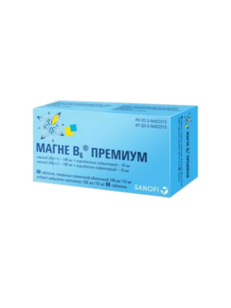 Магне-В6 Премиум таб.№60