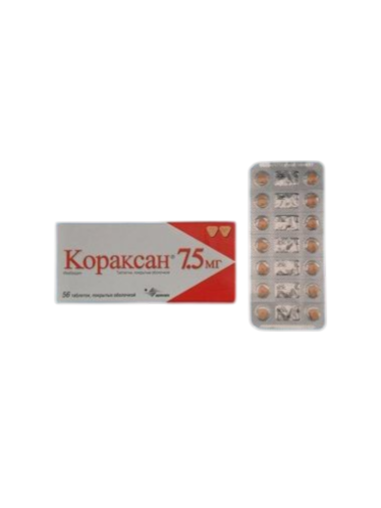 Кораксан таб. 7,5мг №56