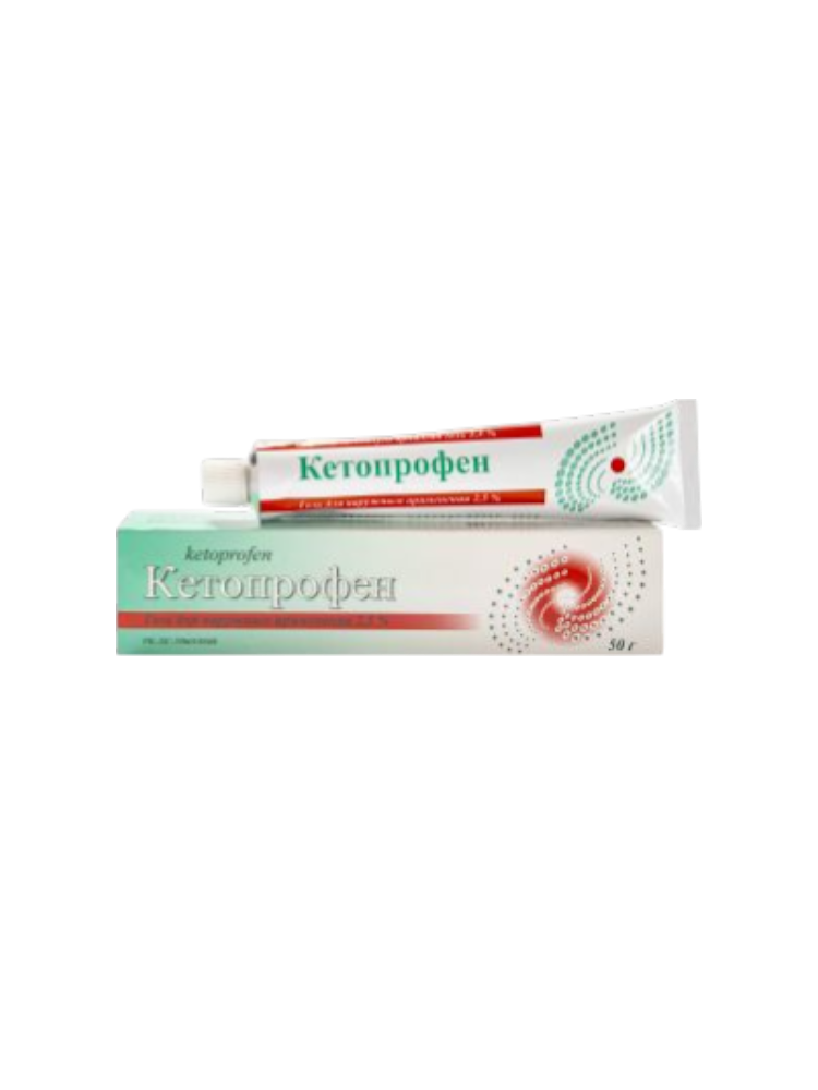 Кетопрофен 2,5 % 50,0  гель