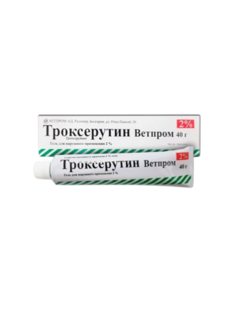 Троксерутин Ветпром гель 2 % 40 г