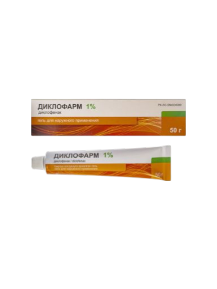 Диклофарм 1% 50,0  гель