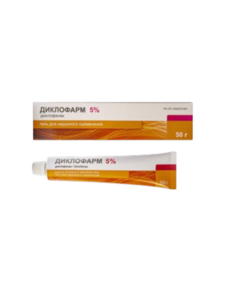 Диклофарм 5% 50,0  гель