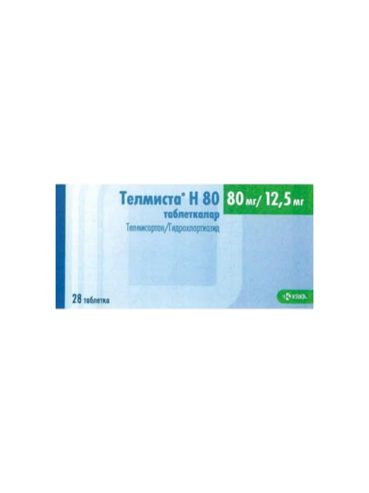 Телмиста-Н таб 80мг/12.5мг №28