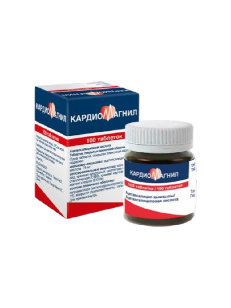 Кардиомагнил 75мг №100 табл.