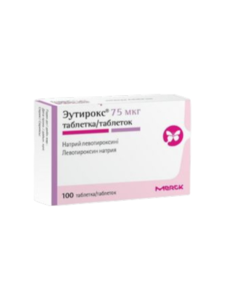 Эутирокс таб. 75мкг №100