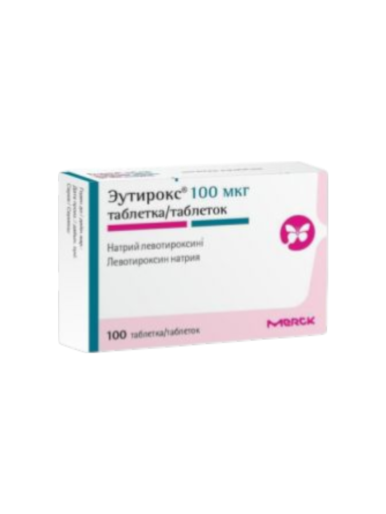 Эутирокс таб. 100мкг №100