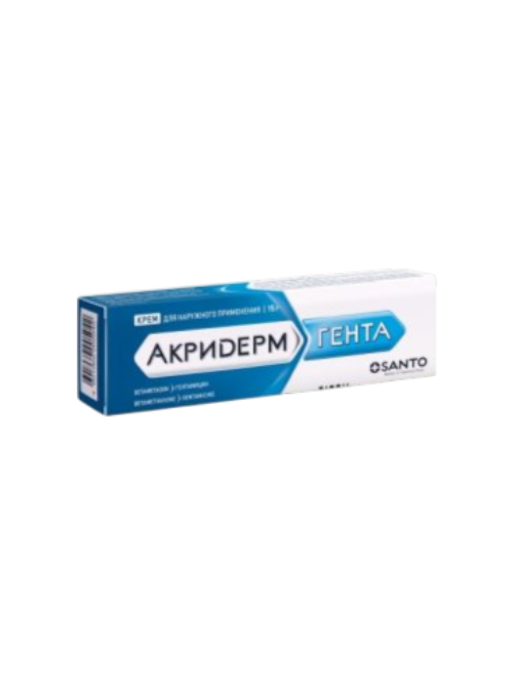 Акридерм Гента 0,05 % +0,1% 15,0 крем