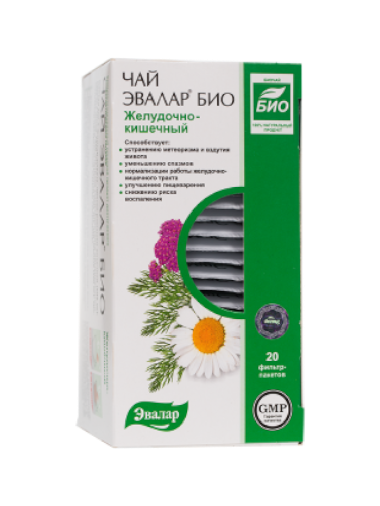 Био-чай Желудочно-кишечный чай ф/п 1,8№20