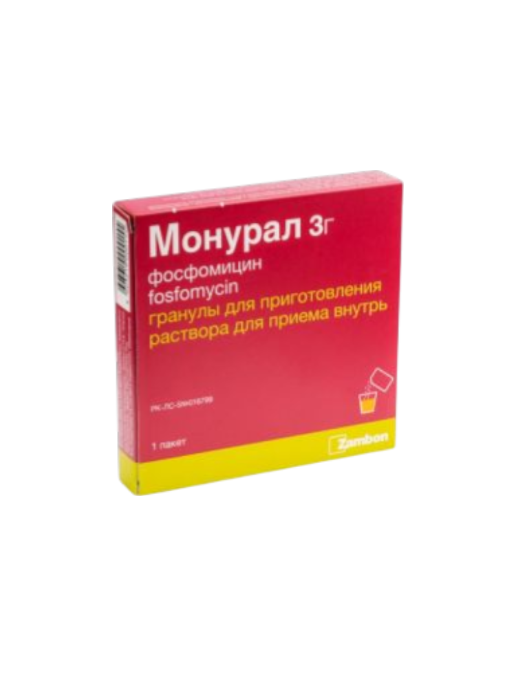Монурал гран. пак.3г №1