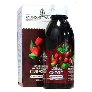 Шиповник сироп 250 мл Алтайские травы
