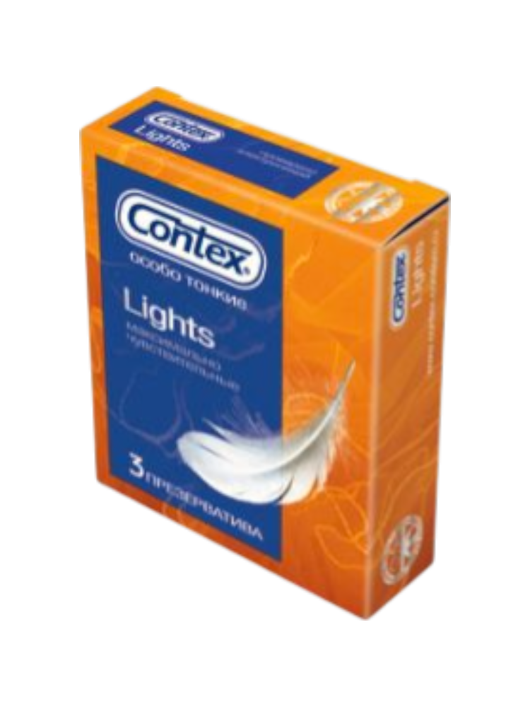 Презервативы Contex Lights особо тонкие №3