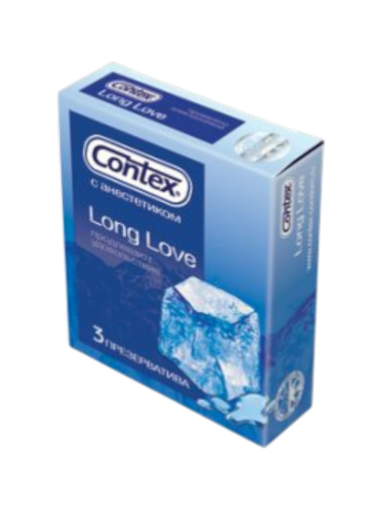 Презервативы Contex Long Love с анестетиком №3