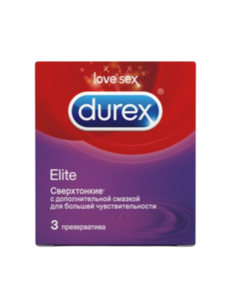 Презервативы Durex Elite сверхтонкие №3