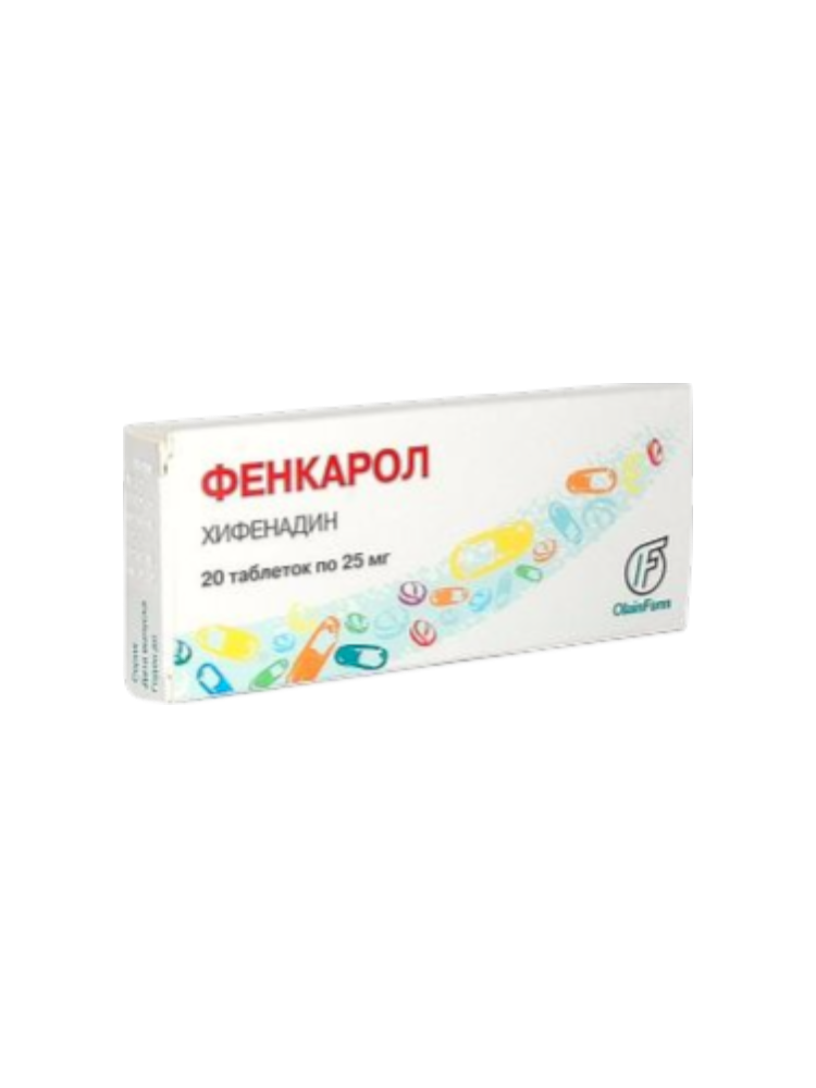 Фенкарол таб. 25мг №20