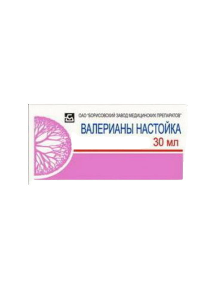 Валерианы настойка 30,0 Борисовский  завод