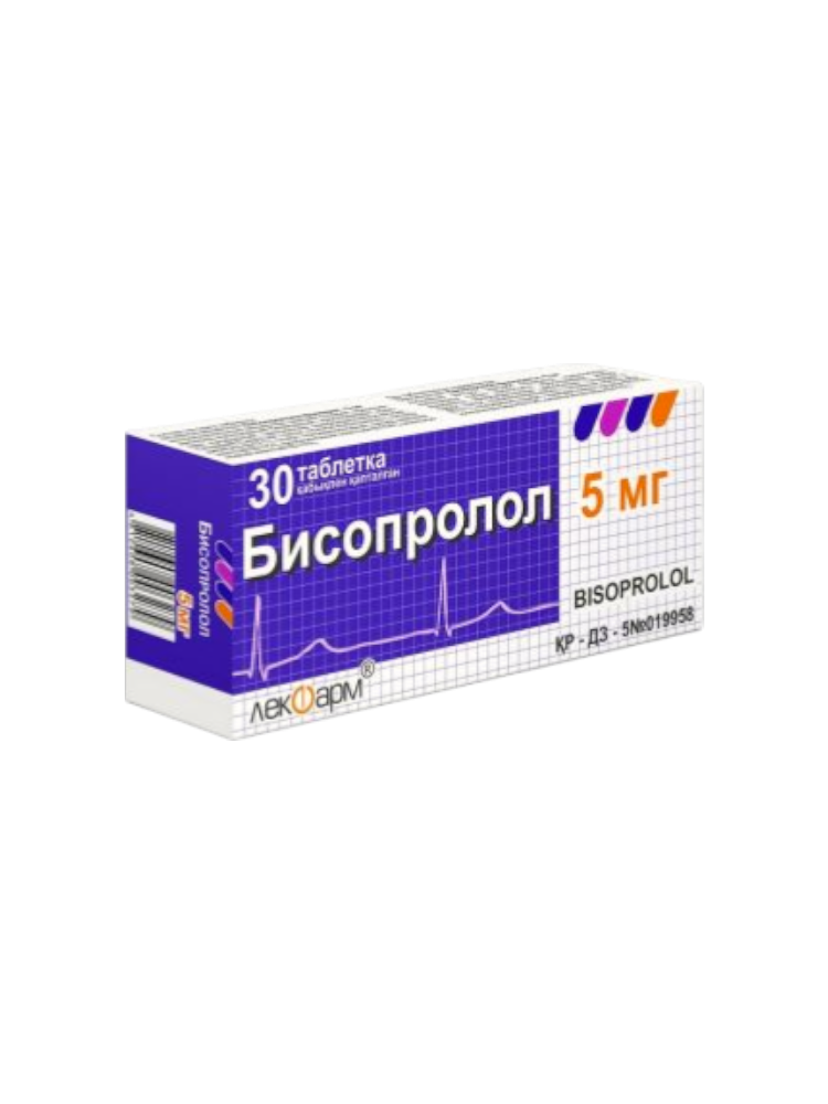 Бисопролол таб. 5мг №30