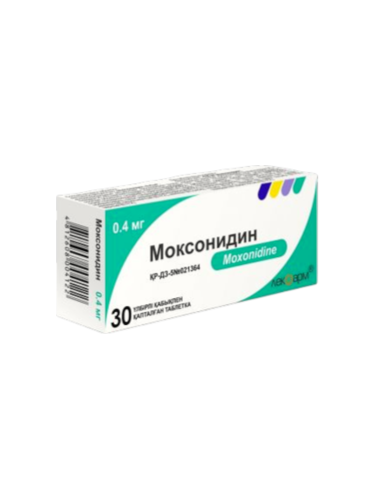 Моксонидин таб. п/о 0,4 мг.№30  Лекфарм
